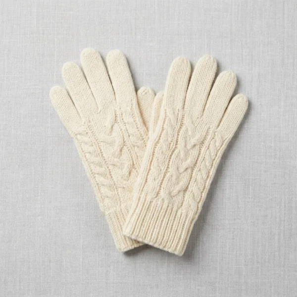Cable-Knit Gloves