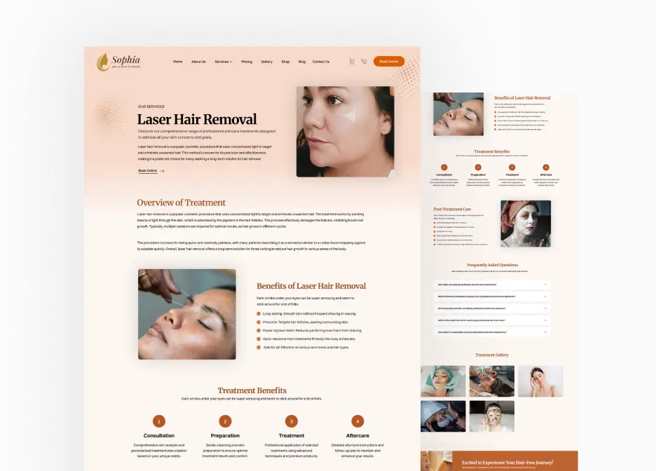 Detailed Service Pages